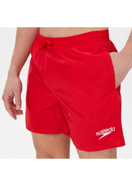 Essentials 16 Watershort Erkek Kırmızı Deniz Şortu.6446