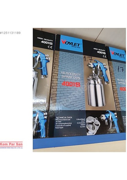 4001 Boya Tabancası 1,7mm fiyatları