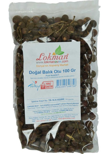 Balık Otu Doğal Tane 100 gr Paket fiyatları