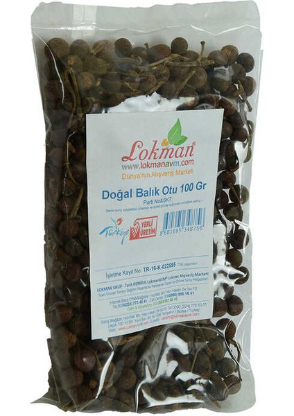 Balık Otu Doğal Tane 100 gr Paket modelleri