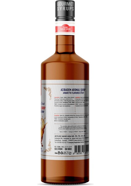Amaretto Acıbadem Aromalı Şurup 700 ml - Pet Şişe fiyatları
