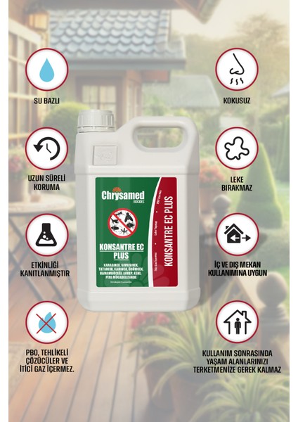 Konsantre Ec Plus 5 Lt Böcek Haşere İlacı fiyatları