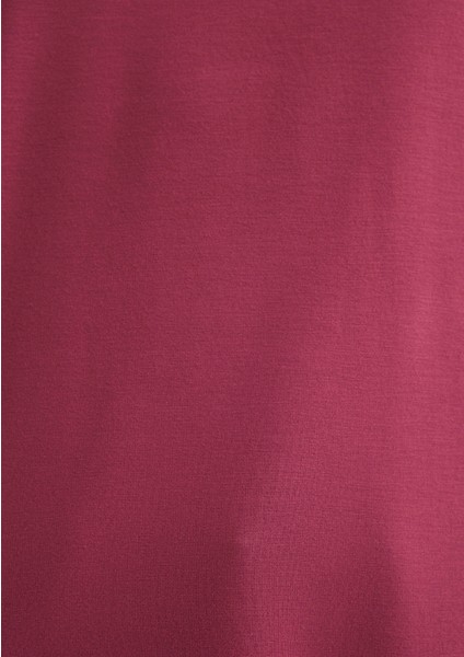 Düşük Omuz Pembe Basic Tişört 1611649-70919