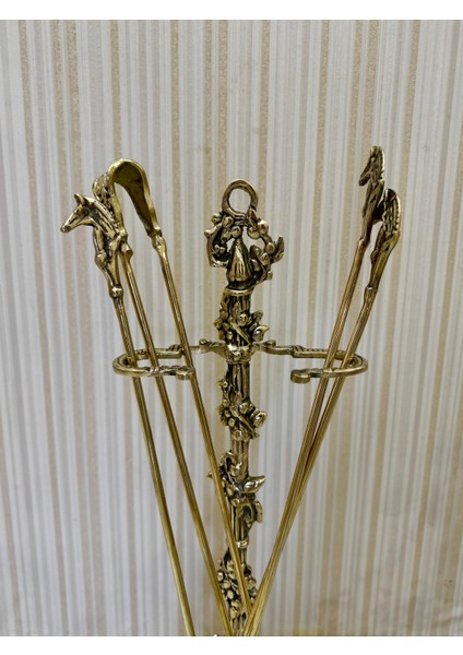 Genel Esterhomedecor Pirinç Şömine Seti fiyatları