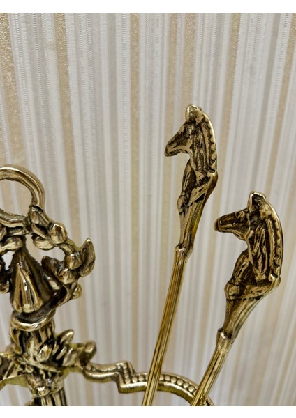 Genel Esterhomedecor Pirinç Şömine Seti fırsatları