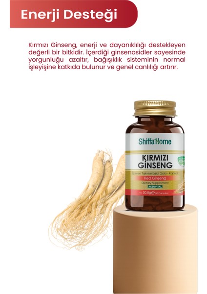 Aksuvital Shiffa Home Kırmızı Ginseng fırsatları