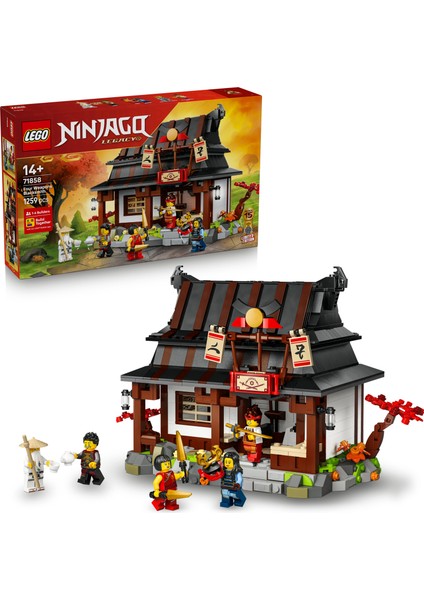 LEGO ® NINJAGO® Dört Silah Demircisi 15. Yıl Dönümü 71858 - 14+ Çocuklar için 6 Minifigür İçeren Oyuncak Yapım Seti (1259 Parça)