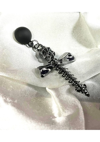 Skull Cross Gotik Küpe modelleri