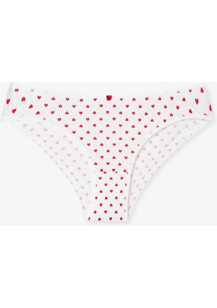 Kalp Pointel 3'lü Slip Külot