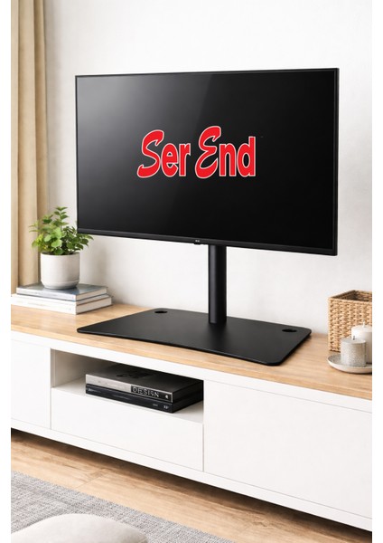 Televizyon Ayağı - Tv. Sehpa -Tv Stand - Mat Siyah fiyatları