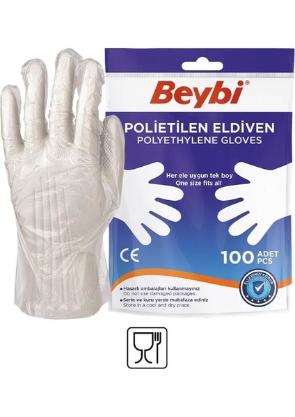 Beybi Pet (Polietilen) Eldiven 100'LÜK Poşet fiyatları
