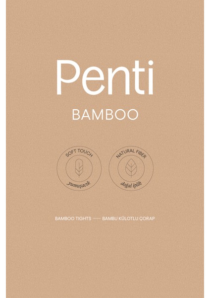 Bambu Siyah Külotlu Çorap