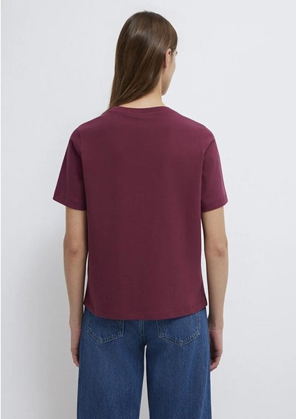 Bordo Basic Tişört 1600965-70393 indirimleri