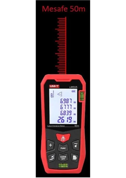 LM50A Lazer Mesafe Ölçer (Lazermetre)