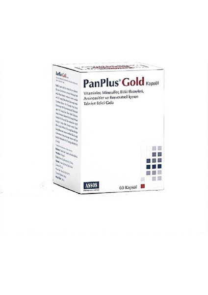 Panplus Gold 60 Kapsül Vitamin ve Mineral İçeren Yetişkinler İçin Takviye Edici Gıda fiyatları