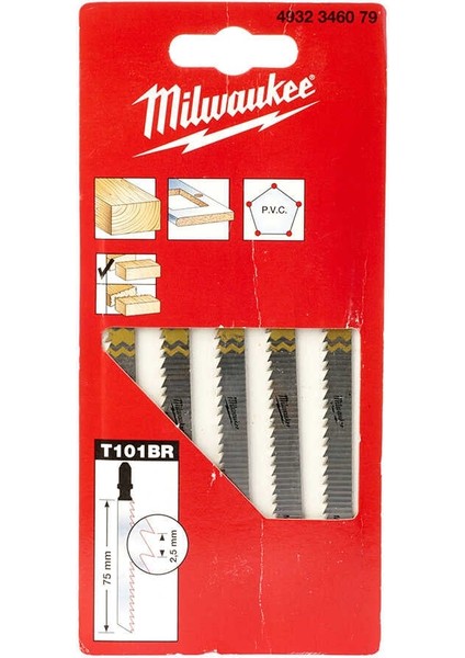 T101BR Dekupaj Bıçağı Ahşap 75 mm 5 Adet modelleri
