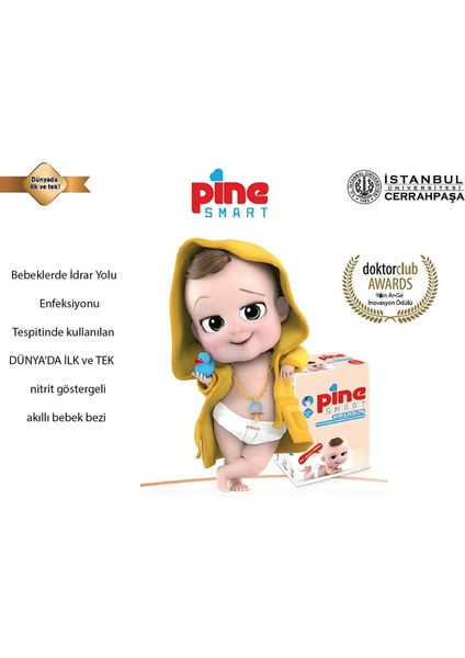 Smart Akıllı Bebek Bezi -Erken Teşhis Teknolojili -5li Paket fırsatları