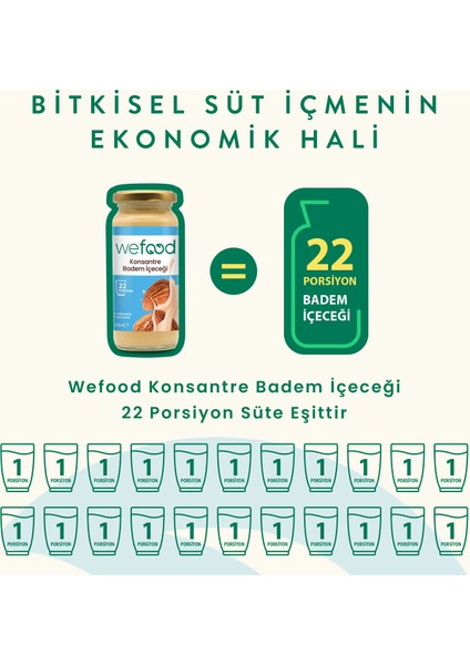 Konsantre Badem İçeceği 220 gr fırsatları