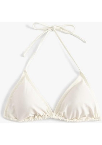 Astarlı Pedli Ipli Üçgen Bikini Üstü