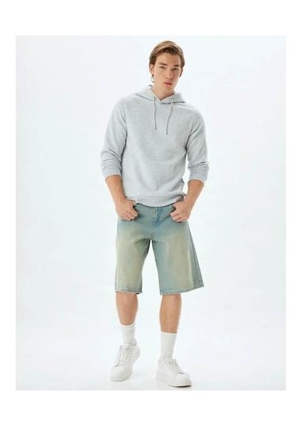 Erkek Sweatshirt Gri 5WAM70001MK