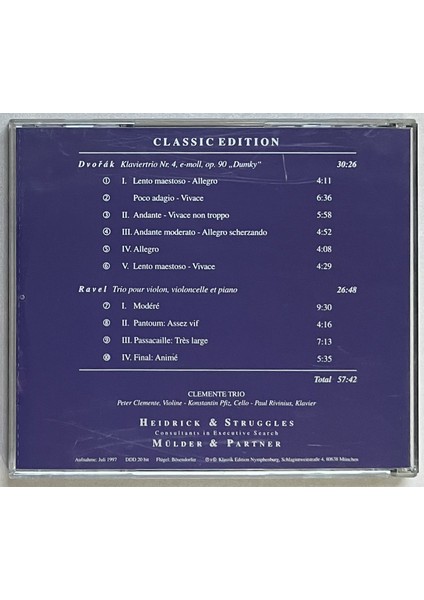 Clemente Trio CD fiyatları