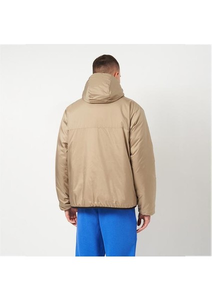 Essentials Ligth Padded Erkek Bej Kapüşonlu Mont
