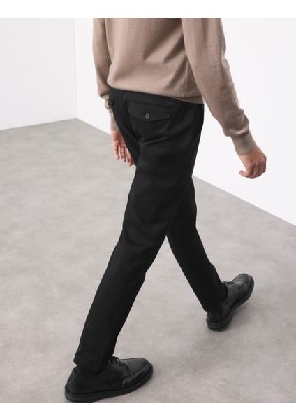 Pamuk Karışımlı Slim Fit Pantolon
