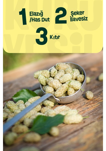 Beyaz Dut Kurusu – 150 Gr – Yerli – Kuru Dut – Doğal Kurutulmuş Meyve