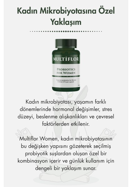 Kadınlar İçin Probiyotik 30 Kapsül Prebiyotik İçerikli Özel Formül modelleri