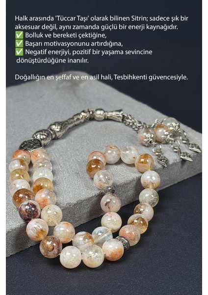 Orjinal Sitrin Taşı Tesbih modelleri
