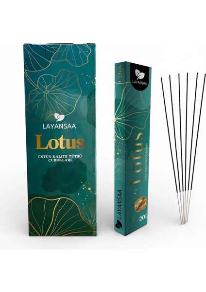 Lotus Tütsüsü – 20’li Doğal Çubuk Tütsü modelleri