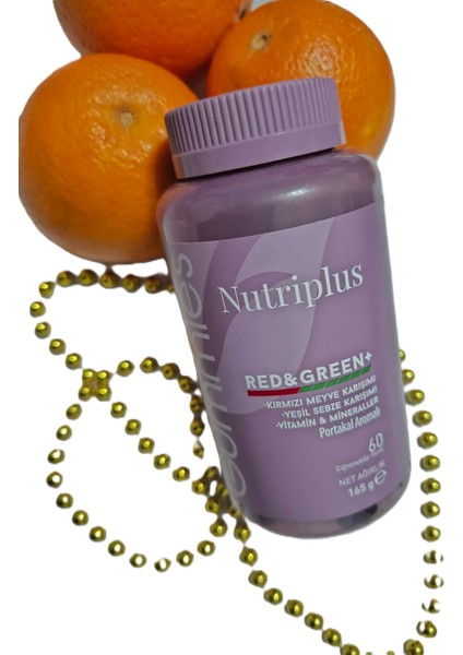 Nutriplus Red & Green Mix Gummy 60 Adet fırsatları