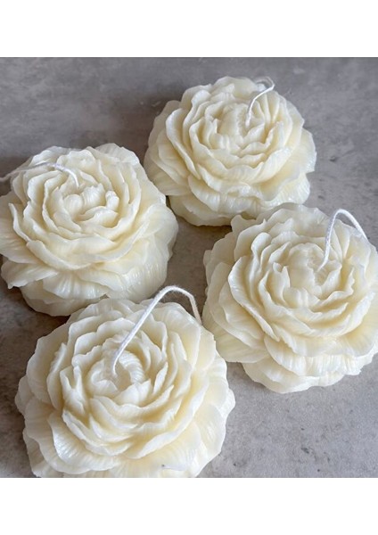 3*3 cm Kokulu Şakayık Mum - 5 Adet fiyatları