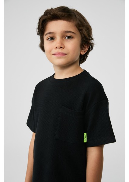 Bg Store Erkek Çocuk Siyah Tshirt modelleri
