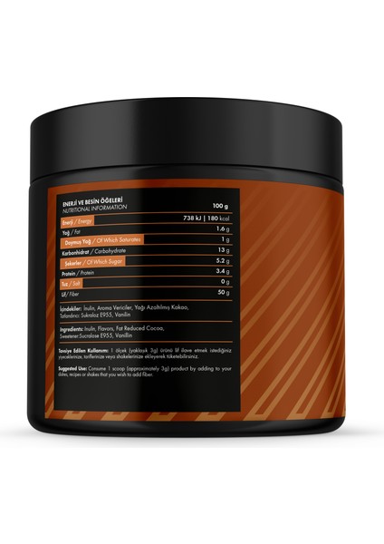 Flavor Powder Chocolate & Hazelnut / 120G modelleri
