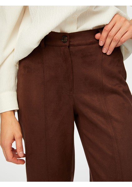 Straıght Fıt Süet Pantolon W26PNT006