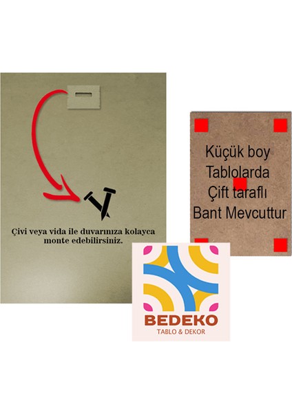 Küpeli Kadın Boyama Görünümlü Mdf Ahşap Tablo modelleri