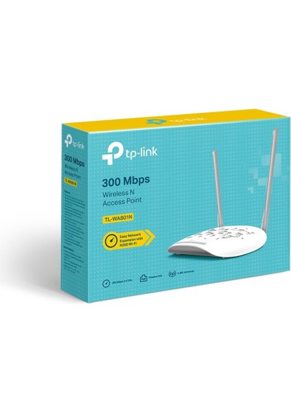TL-WA801N 300 Mbps Kablosuz Access Point 1 Portlu ve 2 Anten ile Kolay Kurulum fırsatları