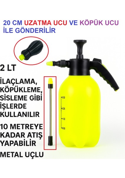 Basınçlı Dezenfekte Ilaçlama Pompası Ilaç Püskürtücü 2 Lt 01276 fırsatları