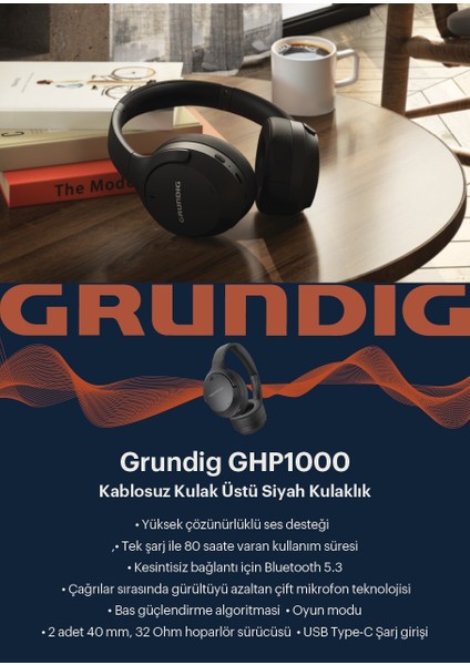 Ghp 1000 Kulaküstü Kulaklık modelleri