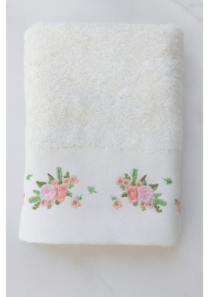 %60 Bambu -%40 Pamuk Nakışlı Bahar Havlu 50X90CM fiyatları