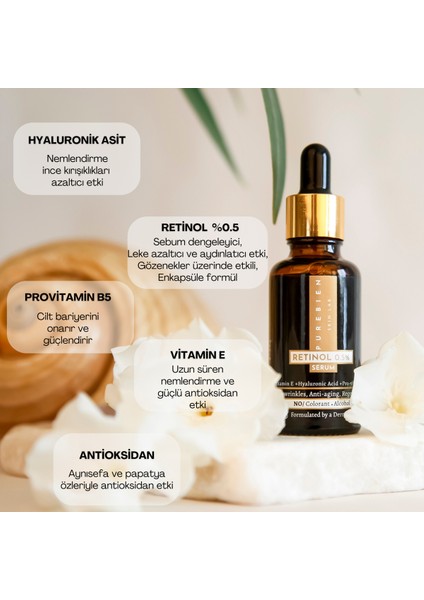 Retinol Serum + Hyaluronik Asit Serum (2li Set) fırsatları