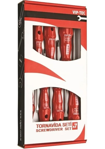Düz ve Yıldız Uçlu Tornavida Takımı 7 Parça fiyatları