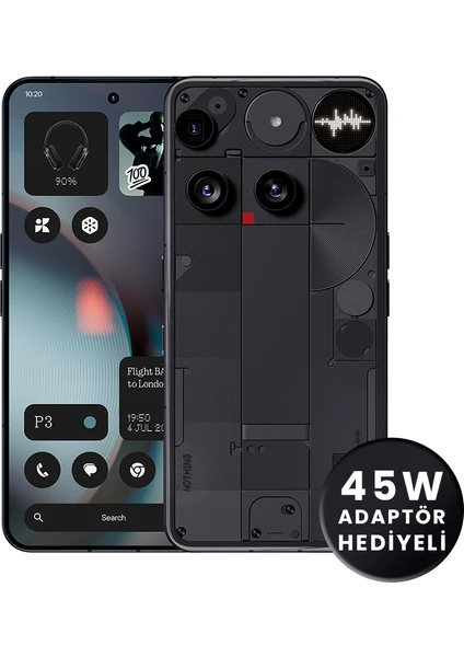 Nothing Phone (3) 256 GB 12 GB Ram (Nothing Türkiye Garantili) Siyah