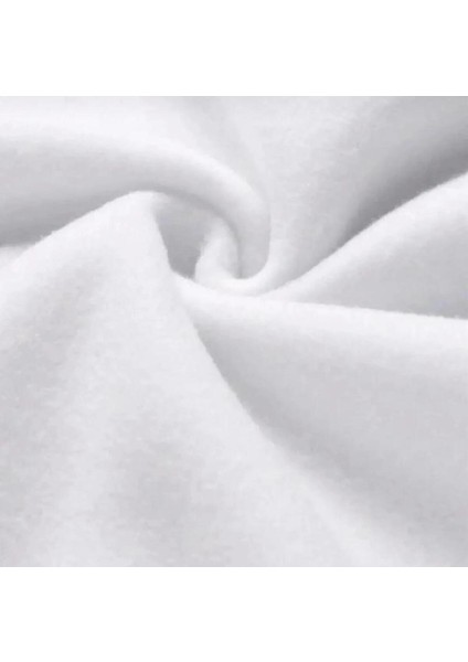 Blah Tasarım Baskılı Oversize Beyaz Kapüşonlu Sweatshirt modelleri