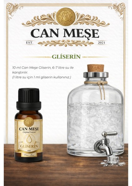 Doğal Bitkisel Gliserin 15ml (5 Litre İçin Uyumludur) fiyatları