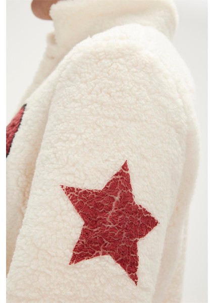 Freedom Plush Marshmallow Beyaz Erkek Sweatshirt