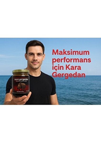 Kara Gergedan Macun 240 gr Enerji ve Güç Desteği