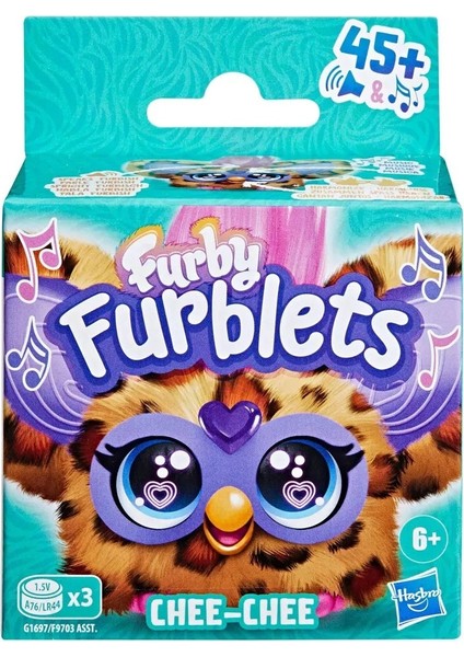Furblets Chee-Chee Elektronik Mini Peluş 45+ Sesli 6+ Yaş 11 cm Kız Çocuklar için Turuncu Renkli Eğlenceli Oyuncak indirimleri