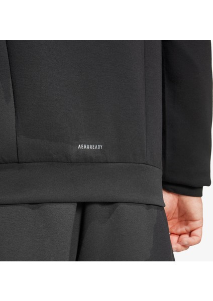 Designed For Training Crew Erkek Siyah Sweatshirt.-